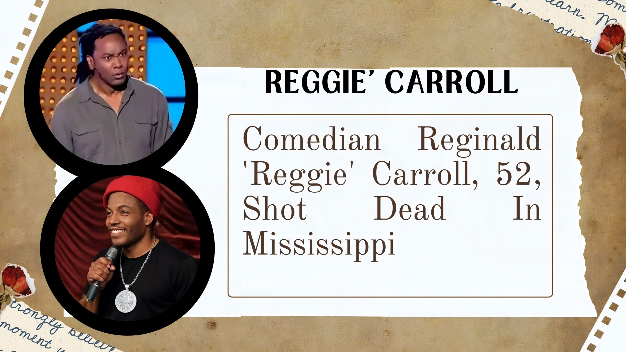 Comedian Reginald ‘Reggie’ Carroll, 52, Shot Dead In Mississippi