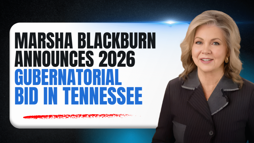 Marsha Blackburn Announces 2026 Gubernatorial Bid in Tennessee